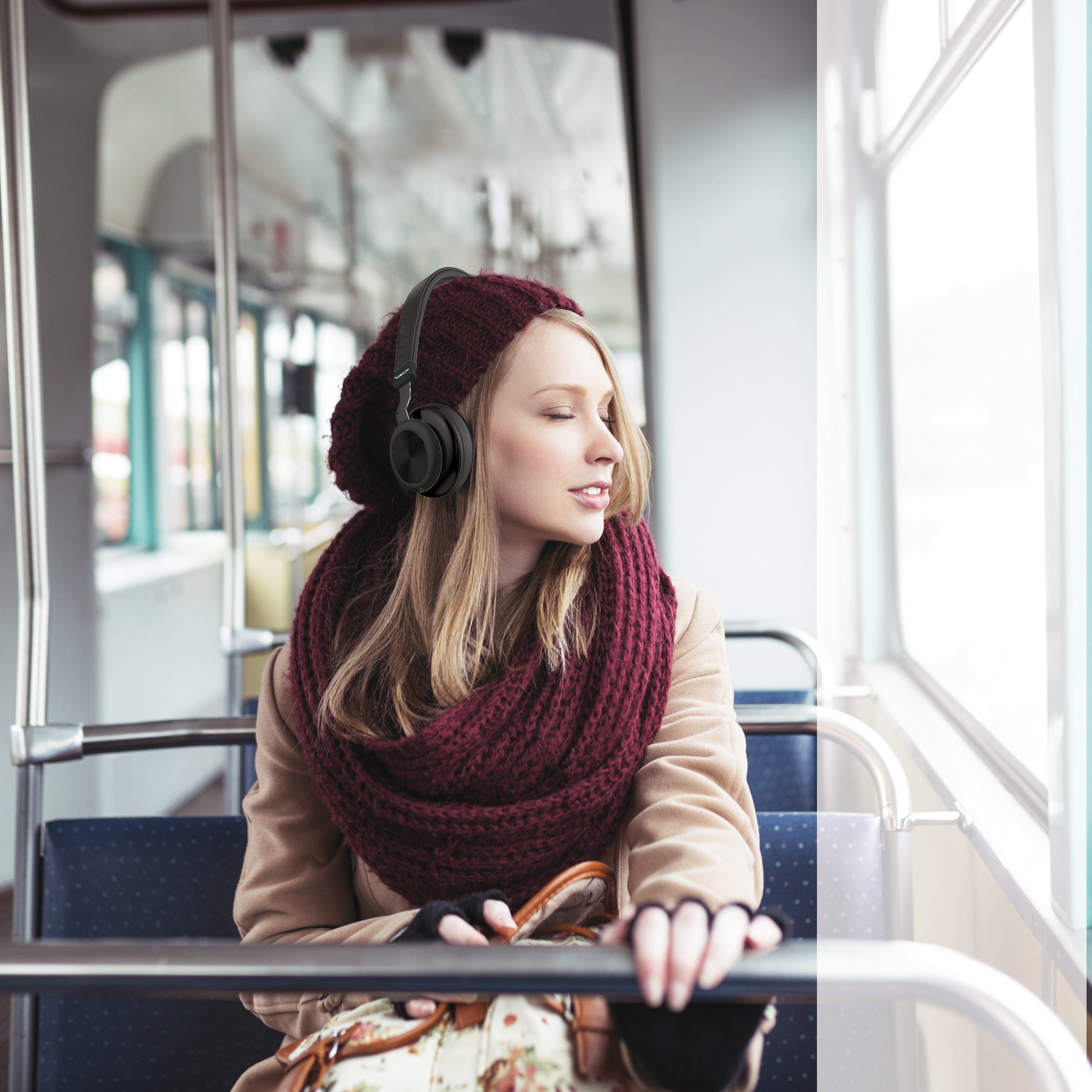 Fidelity High Definition Bluetooth Over-ear Headphones Over-Ear Headphones - Tophatter Daily Deals